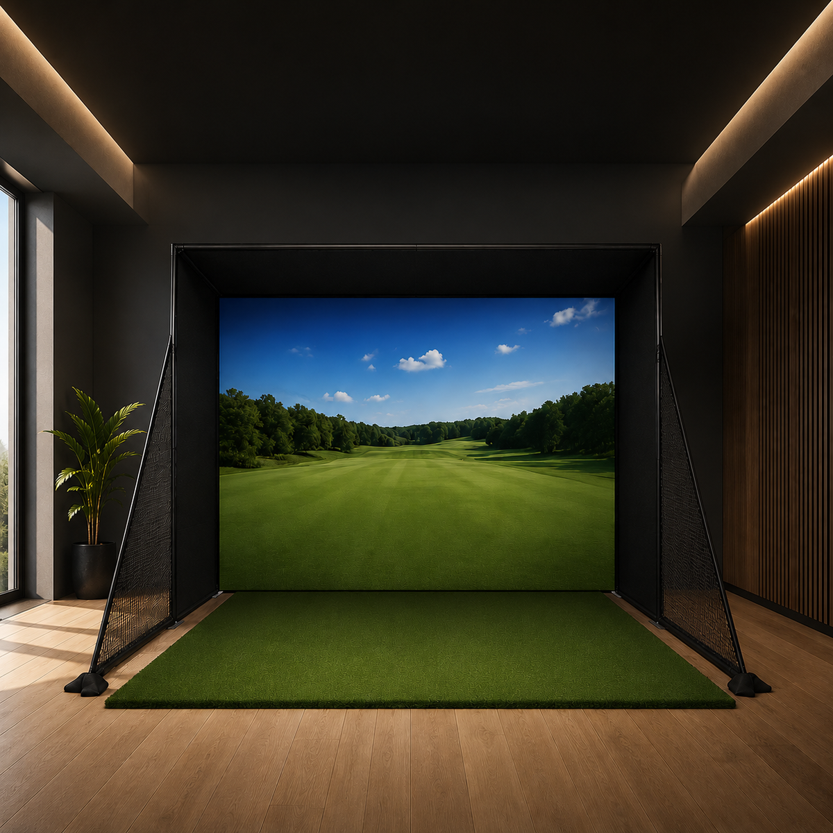 SYNC WORLD™ Signature Golf Simulator Enclosure Kit